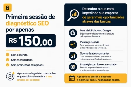 Você aparece no Google quando um cliente procura pelo que você vende?