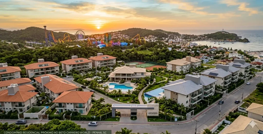 Condomínio residencial próximo ao Beto Carrero World em Penha