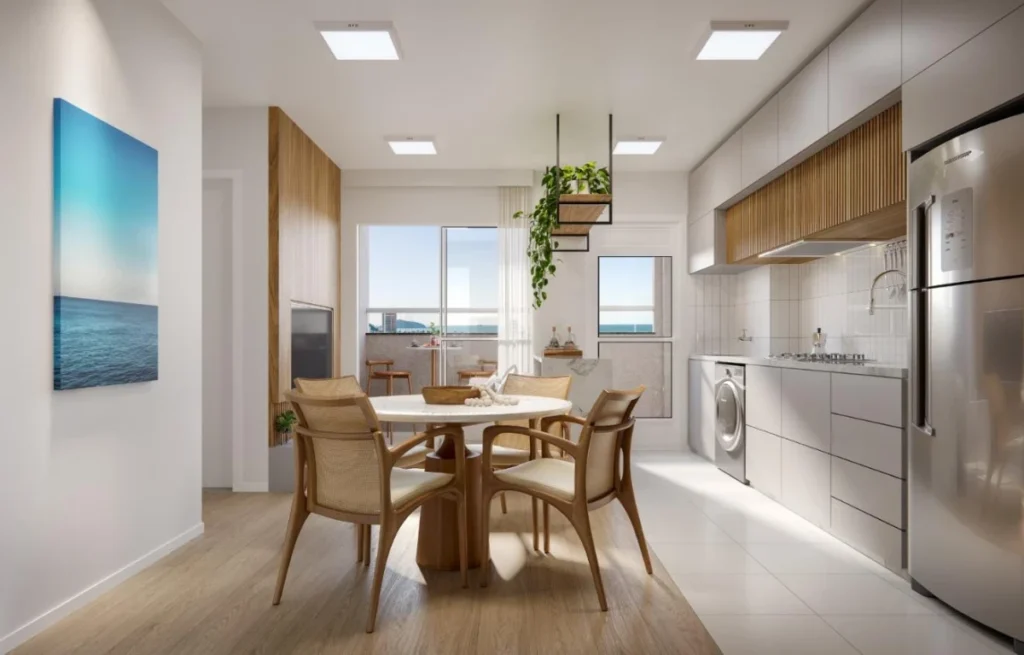 Apartamento vista mar com 2 dormitórios – Centro – Penha – SC – Residencial Baia Azul