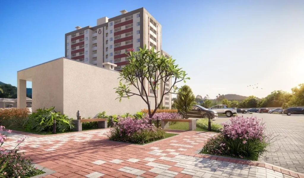 Apartamento vista mar com 2 dormitórios – Centro – Penha – SC – Residencial Baia Azul