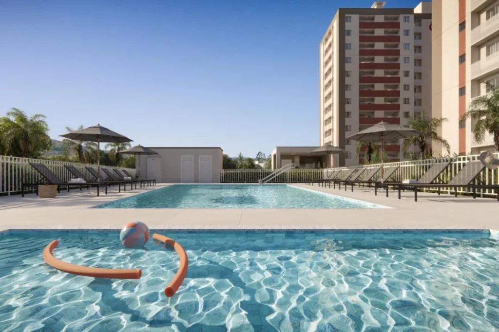 Apartamento vista mar com 2 dormitórios – Centro – Penha – SC – Residencial Baia Azul