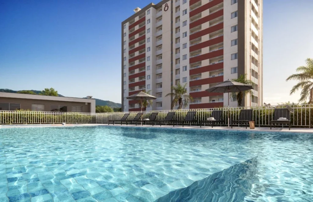 Apartamento vista mar com 2 dormitórios – Centro – Penha – SC – Residencial Baia Azul