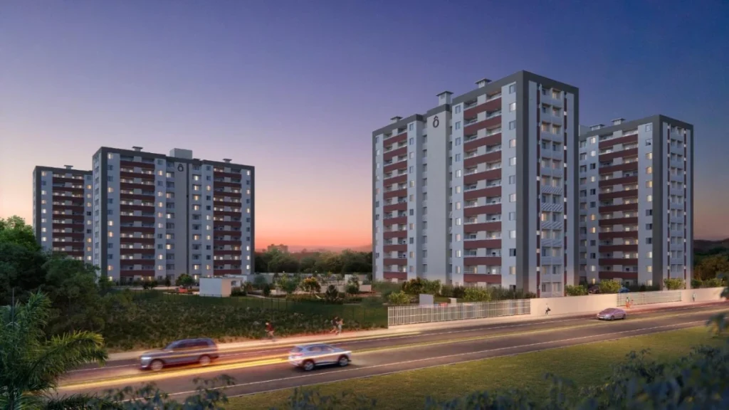 Apartamento vista mar com 2 dormitórios – Centro – Penha – SC – Residencial Baia Azul