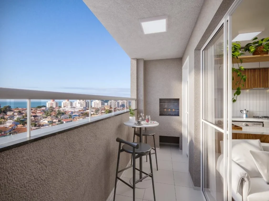 Apartamento vista mar com 2 dormitórios – Centro – Penha – SC – Residencial Baia Azul
