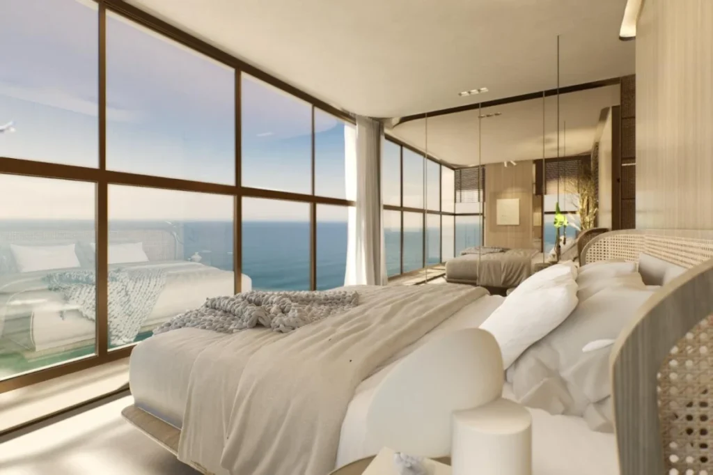 Apartamento de alto padrão com 2 suítes com vista mar á 100 metros do mar – Praia do Quilombo – Penha – SC – Residencial Alvôre
