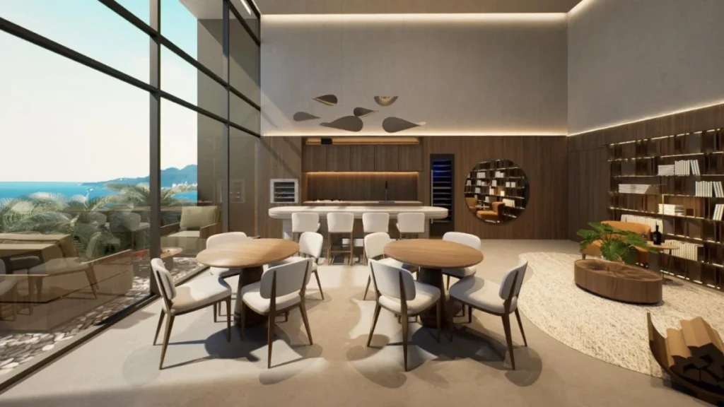 Apartamento de alto padrão com 2 suítes com vista mar á 100 metros do mar – Praia do Quilombo – Penha – SC – Residencial Alvôre