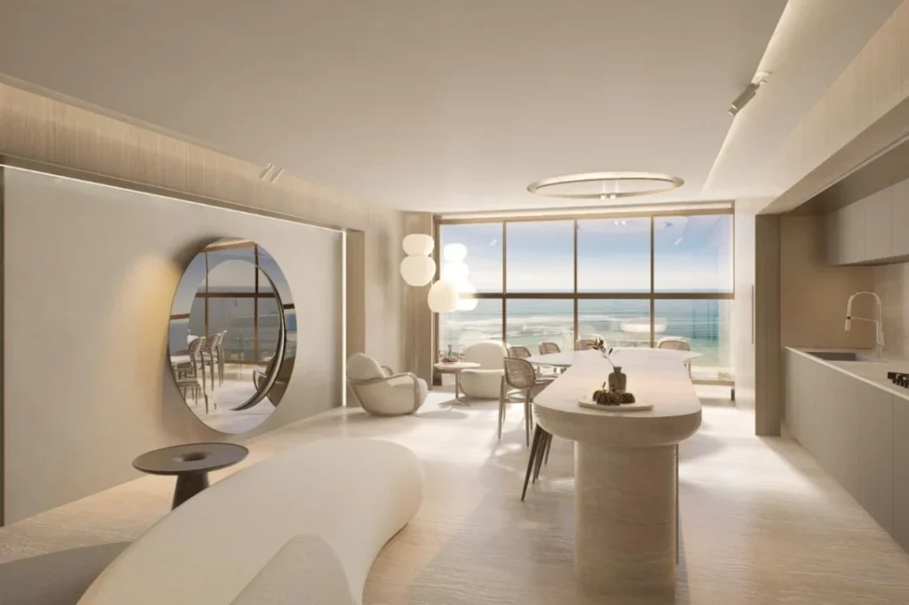Apartamento de alto padrão com 2 suítes com vista mar á 100 metros do mar – Praia do Quilombo – Penha – SC – Residencial Alvôre