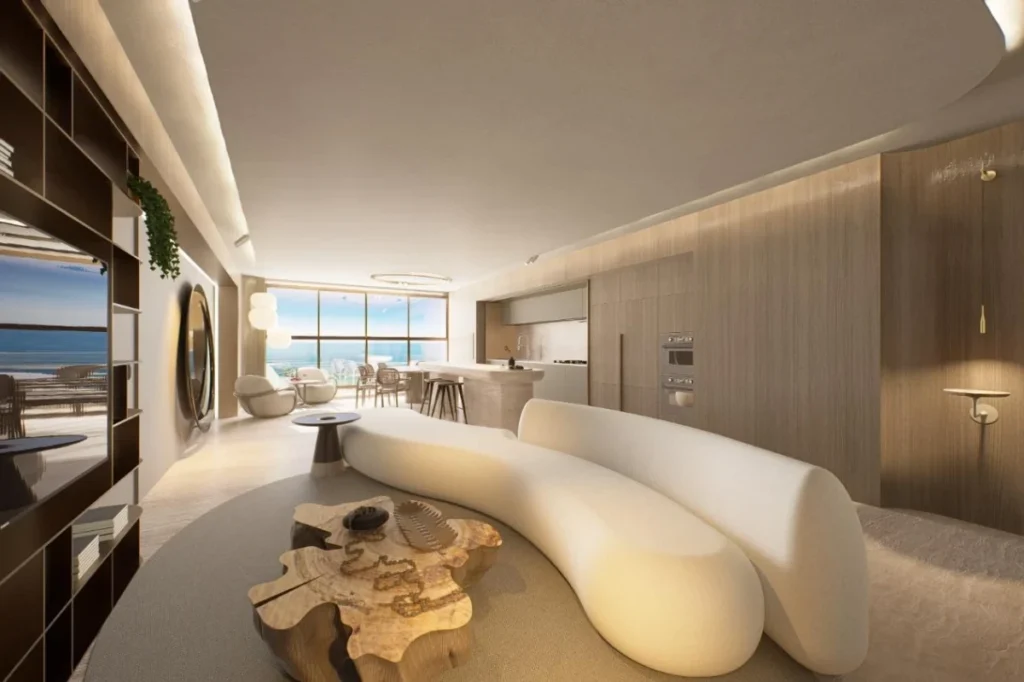 Apartamento de alto padrão com 2 suítes com vista mar á 100 metros do mar – Praia do Quilombo – Penha – SC – Residencial Alvôre