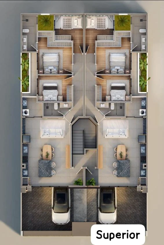 Apartamento com 1 suíte + 2 dormitórios á 600 metros do mar – Itacolomi – Balneário Piçarras – SC – Residencial Santo Antônio