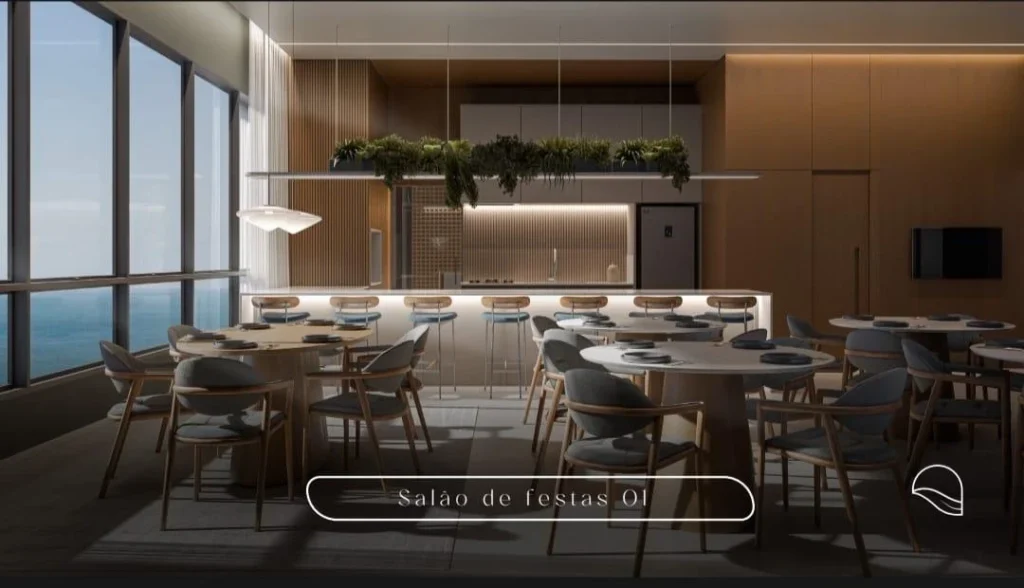 Apartamento com 2 suítes vista mar em Armação – Penha – SC – Amalfi Residence