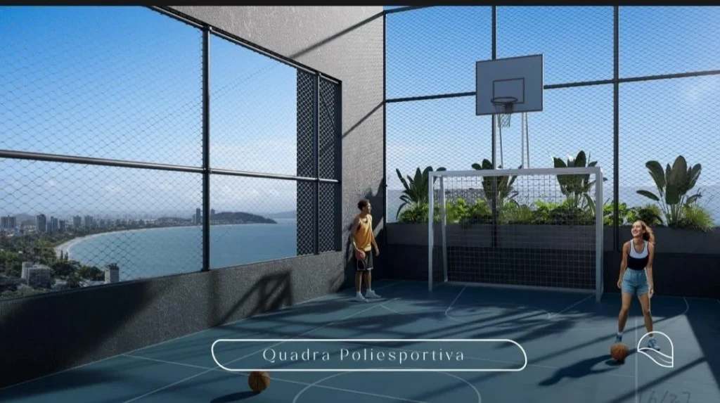 Apartamento com 2 suítes vista mar em Armação – Penha – SC – Amalfi Residence