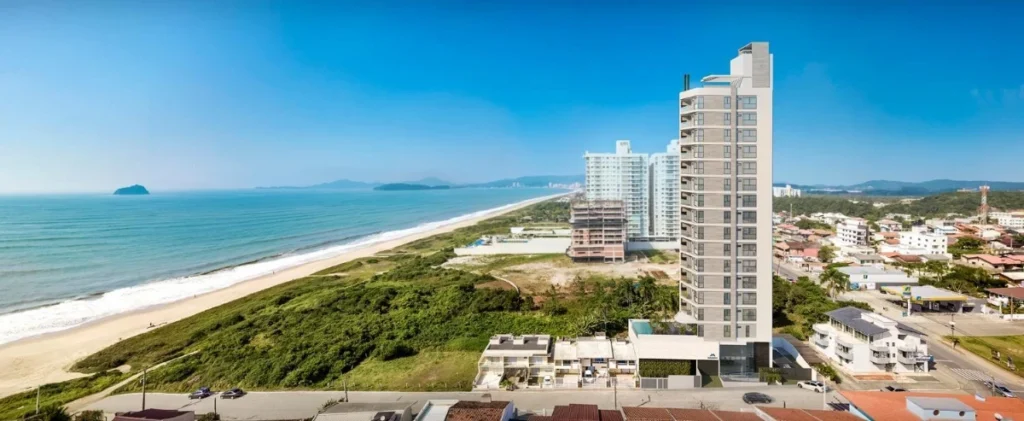 Apartamento Frente Mar com 3 suítes – Itacolomi – Balneário Piçarras – SC – Residencial Portier