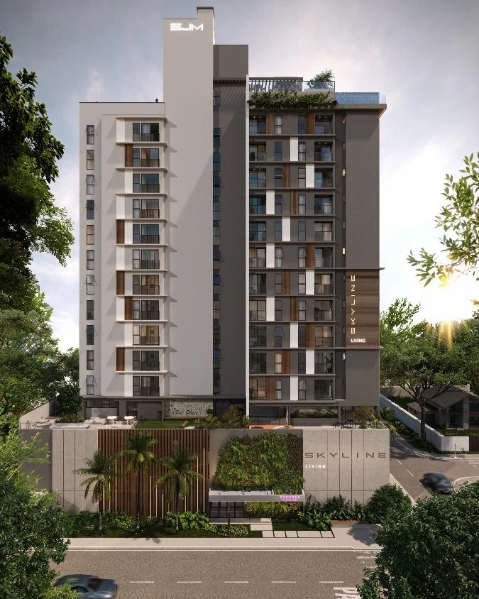 Apartamento com 1 dormitório no Centro de Penha – SC – SKYLINE Living