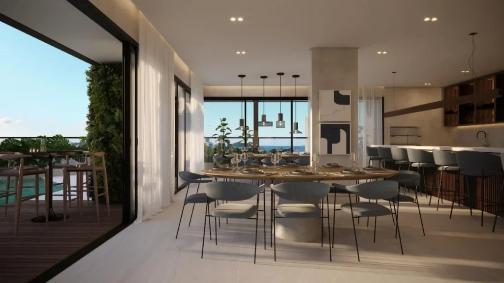 Apartamento com 1 dormitório no Centro de Penha – SC – SKYLINE Living