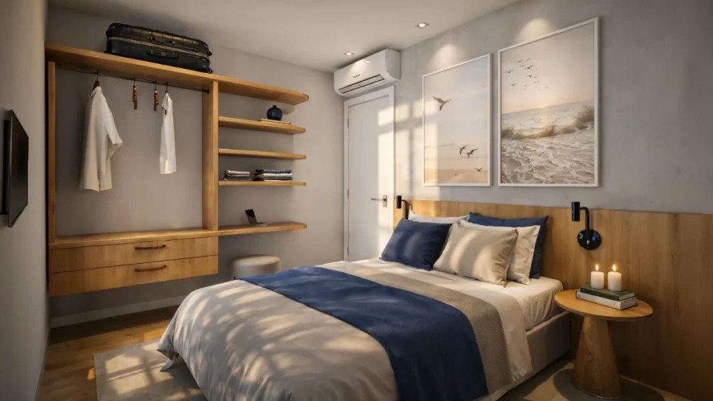 Apartamento com 1 dormitório no Centro de Penha – SC – SKYLINE Living