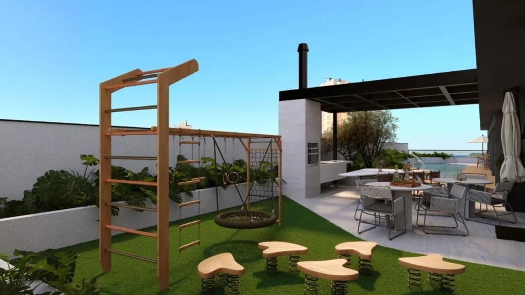 Apartamento com 1 dormitório no Centro de Penha – SC – SKYLINE Living