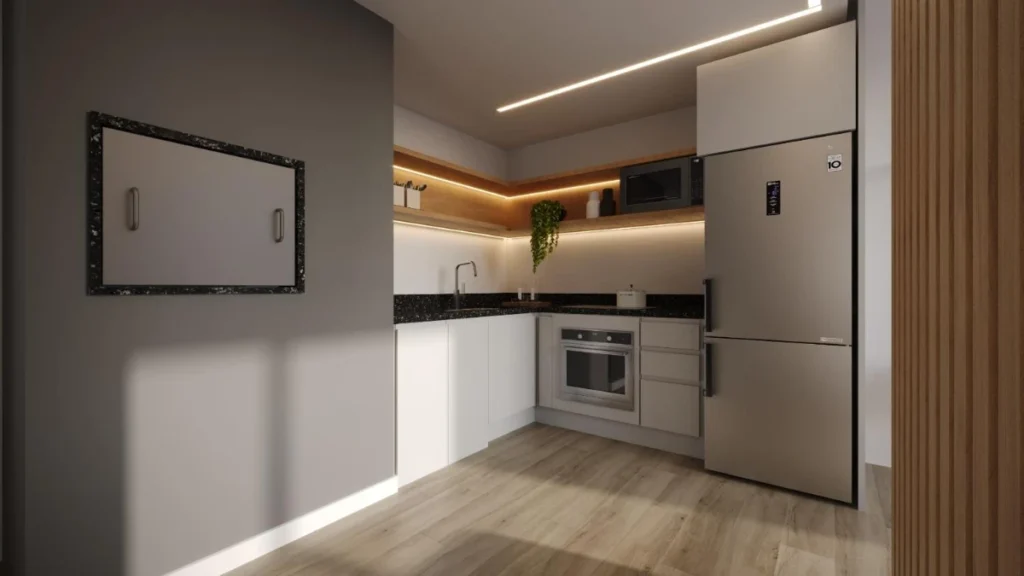 Apartamento com 1 dormitório no Centro de Penha – SC – SKYLINE Living