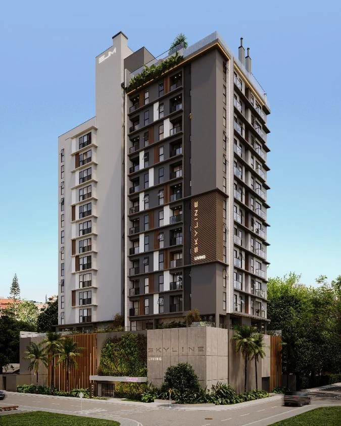 Apartamento com 1 dormitório no Centro de Penha – SC – SKYLINE Living