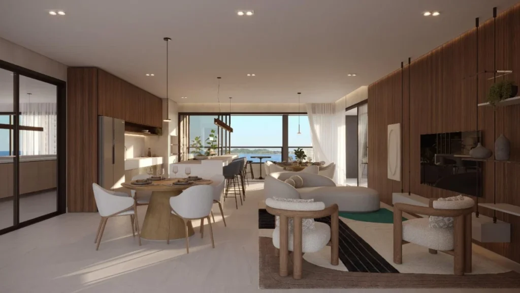 Apartamento com 1 dormitório no Centro de Penha – SC – SKYLINE Living