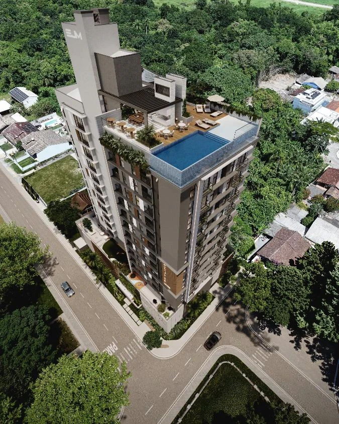 Apartamento com 1 dormitório no Centro de Penha – SC – SKYLINE Living