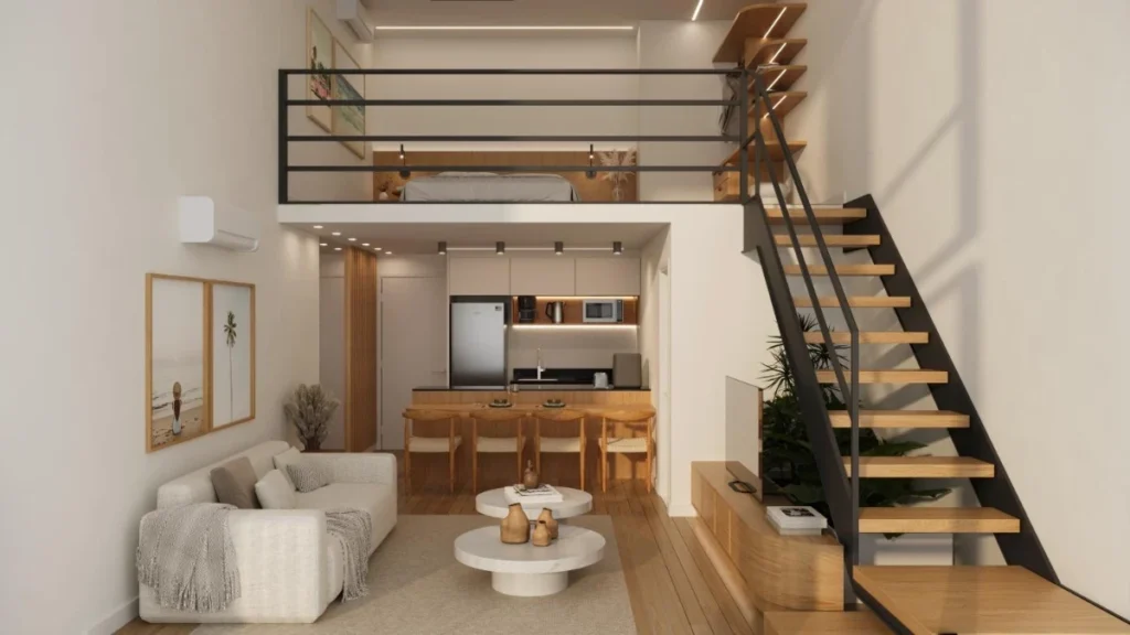 Apartamento com 1 dormitório no Centro de Penha – SC – SKYLINE Living