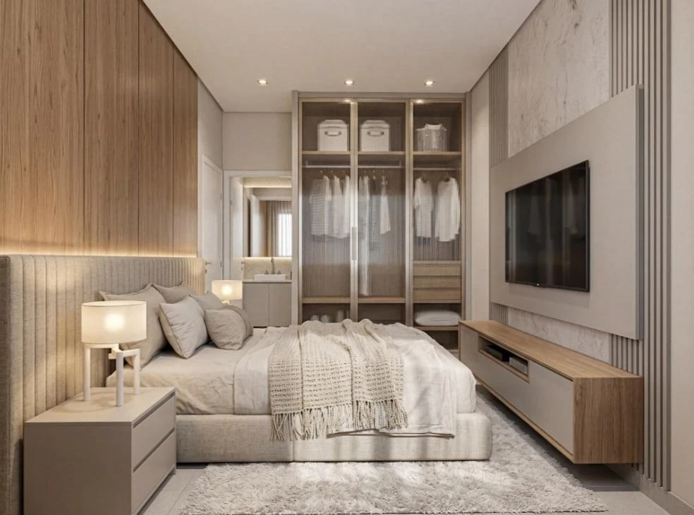 Apartamento com 1 suíte + 1 dormitório no centro e Penha – SC – Santa Rosa Residence