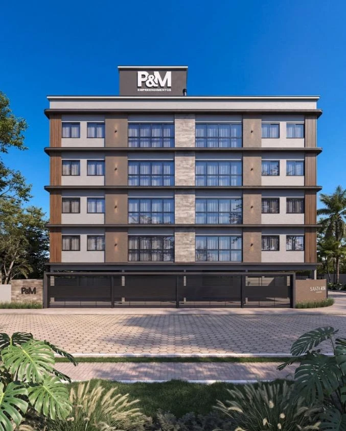 Apartamento com 1 suíte + 1 dormitório no centro e Penha – SC – Santa Rosa Residence