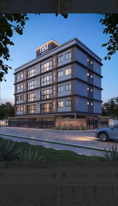 Apartamento com 1 suíte + 1 dormitório no centro e Penha – SC – Santa Rosa Residence