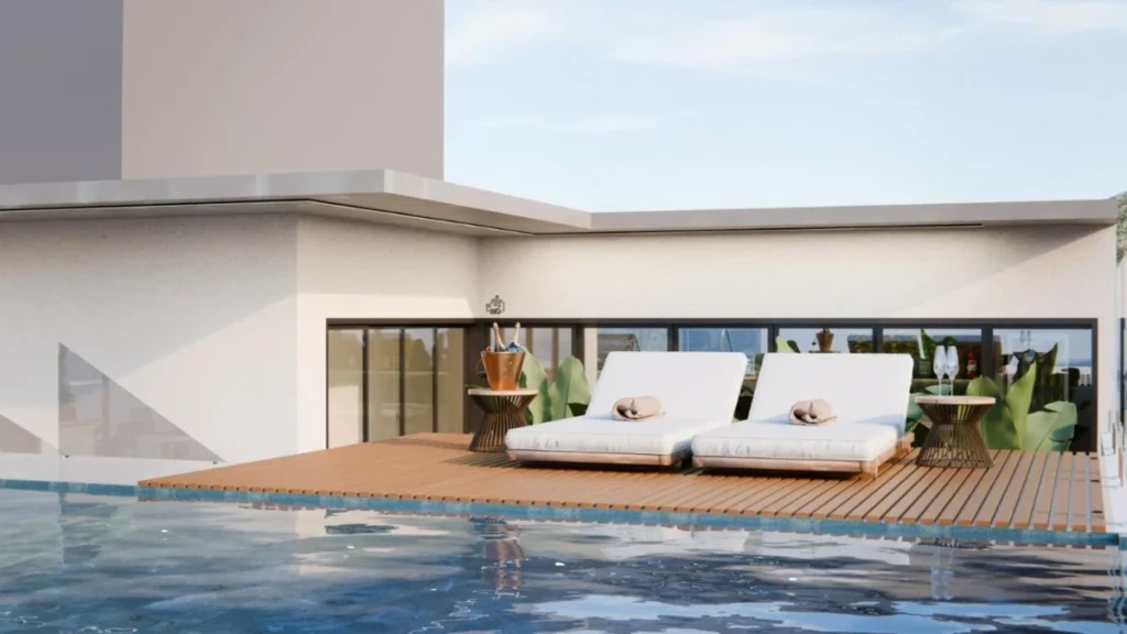 Apartamento Studio com vista mar 1 dormitório em Armação – Penha – SC – Pinna Studios