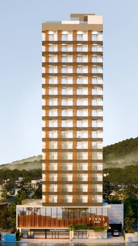 Apartamento Studio com vista mar 1 dormitório em Armação – Penha – SC – Pinna Studios