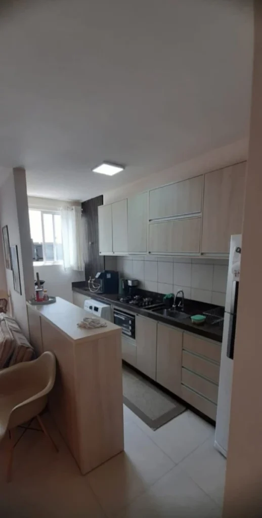 Apartamento mobiliado 2 quartos a 380m da praia em Itacolomi – Balneário Piçarras – SC – Cond. Liara