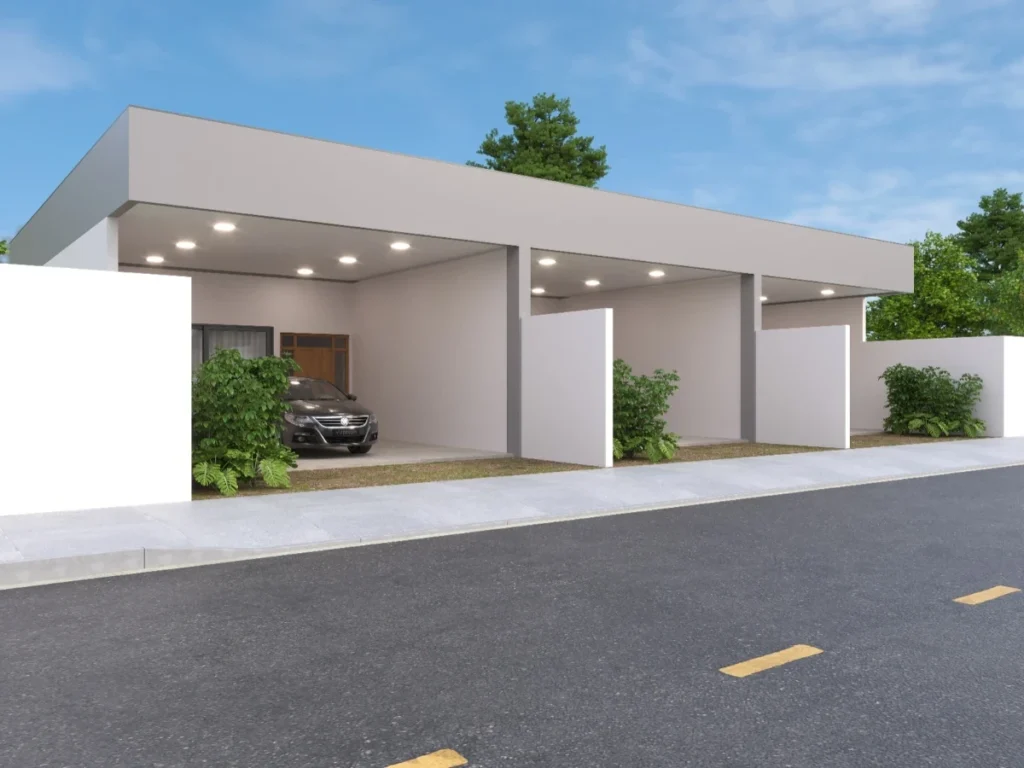 Casa Geminada com 1 suíte + 2 dormitórios no Centro de Penha – SC
