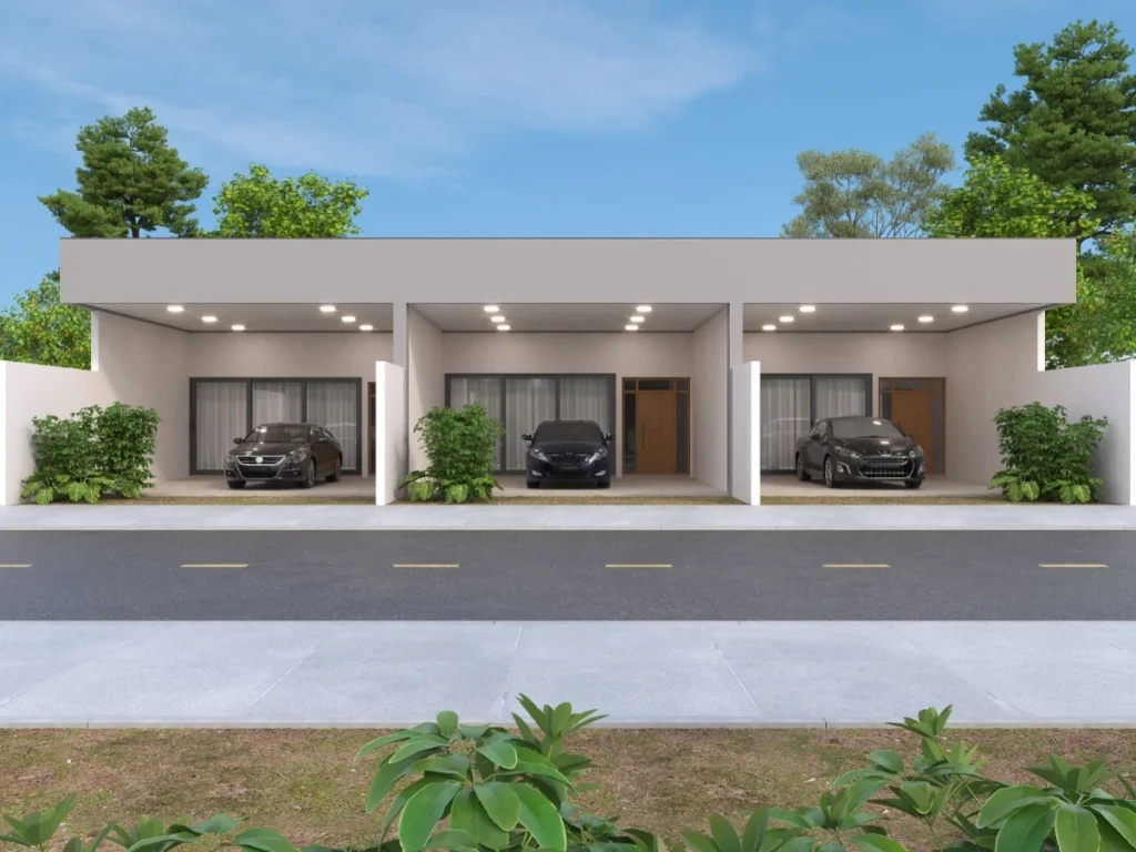 Casa Geminada com 1 suíte + 2 dormitórios no Centro de Penha – SC