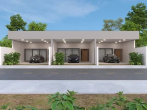 Casa Geminada com 1 suíte + 2 dormitórios no Centro de Penha – SC