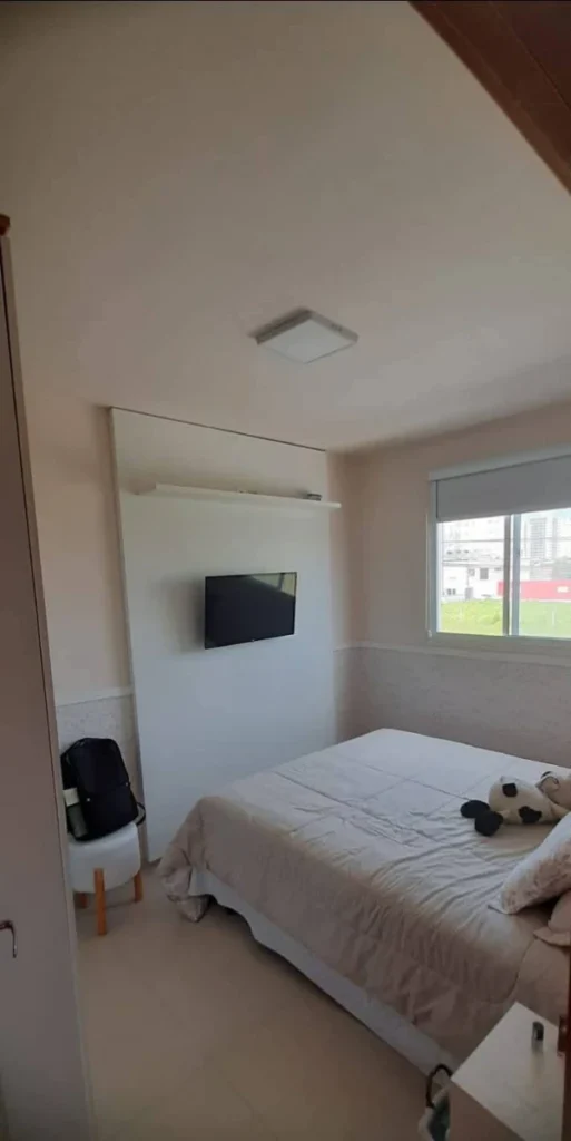 Apartamento mobiliado 2 quartos a 380m da praia em Itacolomi – Balneário Piçarras – SC – Cond. Liara