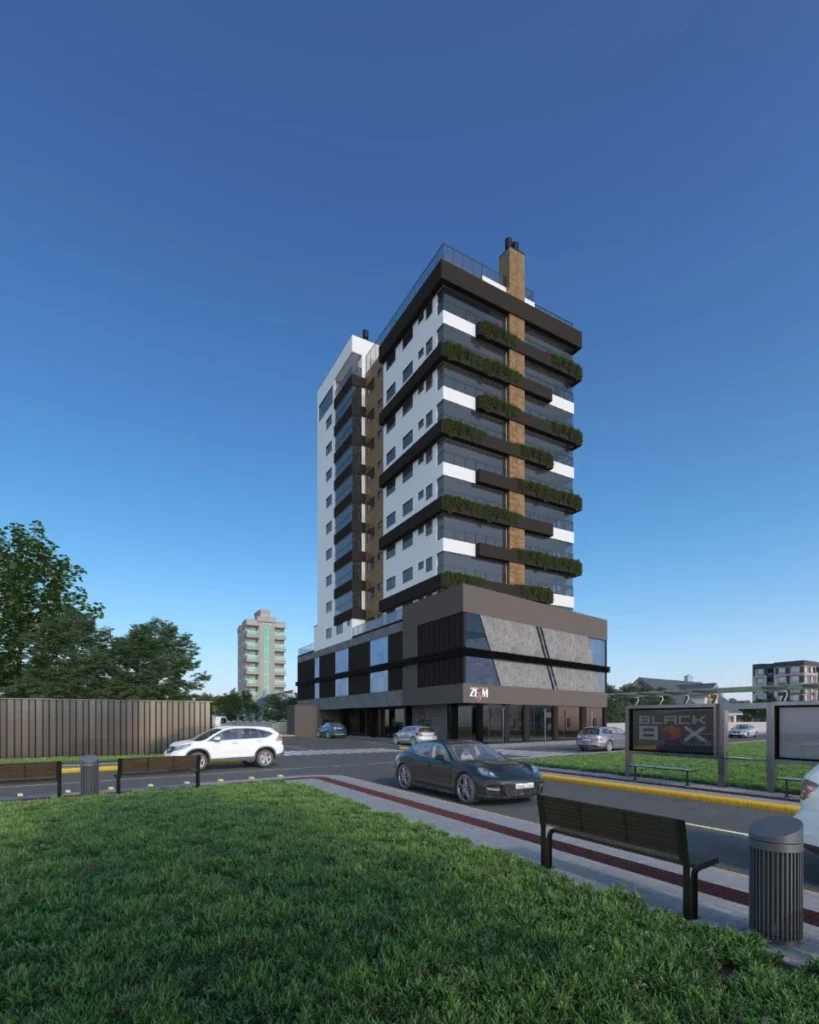 Apartamento de alto padrão com vista mar com 2 suítes – Praia Alegre – Penha – SC – Edifício Olívia