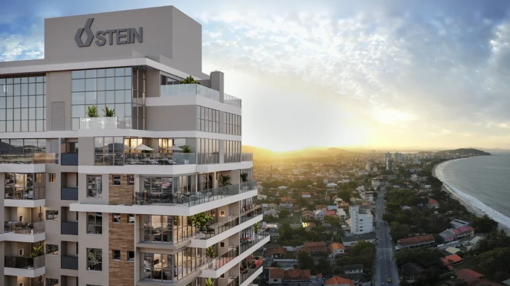 Apartamento alto padrão vista mar com 1 suíte + 2 Demi suítes – Armação – Penha – SC – Residencial Panorama